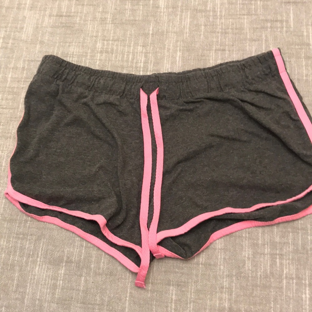 Atmosphere Pink/Grey Fabric Shorts Size 10